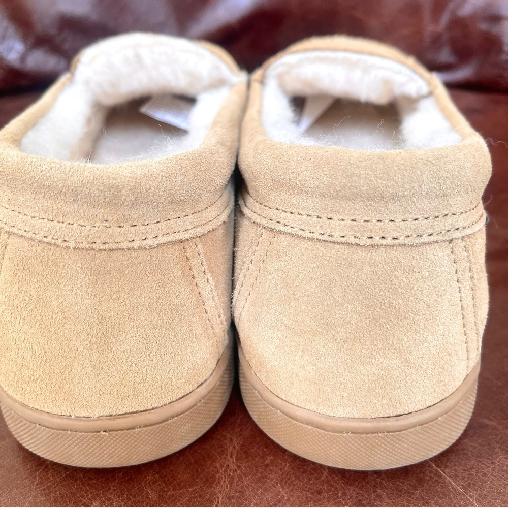 Bearpaw Angel Genuine Suede Wool Blend Lined Moccasin Slipper Shoes - Picture 8 of 12